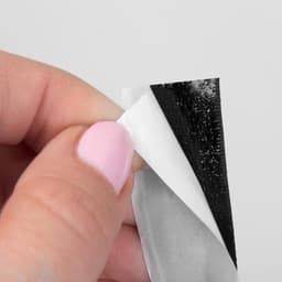 Липучка на клеевой основе, 20 мм, 100±5 см, чёрная