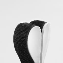 Липучка на клеевой основе, 20 мм, 100±5 см, чёрная