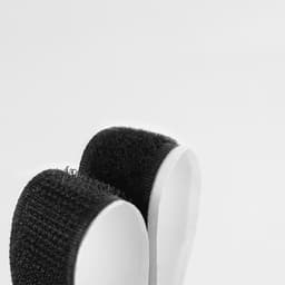 Липучка на клеевой основе, 20 мм, 100±5 см, чёрная