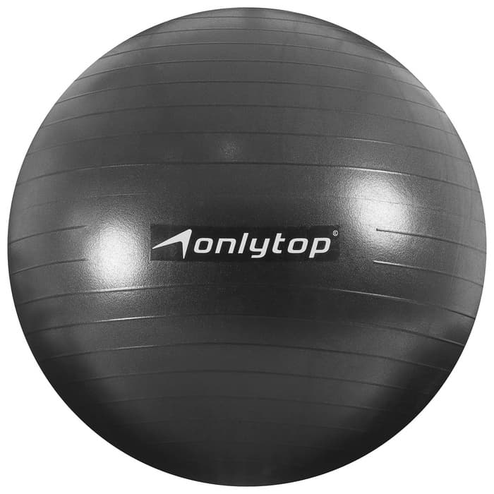 Фитбол ONLYTOP, d=65 см, 900 г, антивзрыв, цвета МИКС