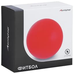 Фитбол ONLYTOP, d=65 см, 900 г, антивзрыв, цвета МИКС