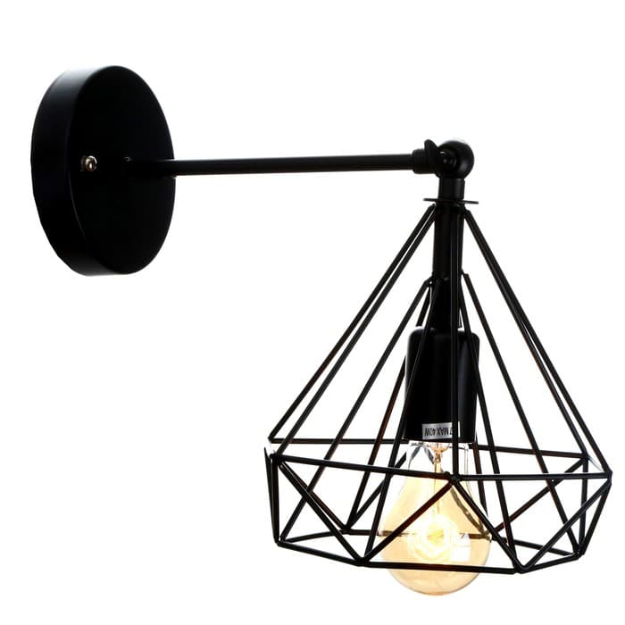 Бра «Блум» 1×40 Вт E27 черный 25×20×25 см