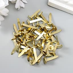 Брадсы для творчества «Золотые» металл 50 шт.,1.9 см