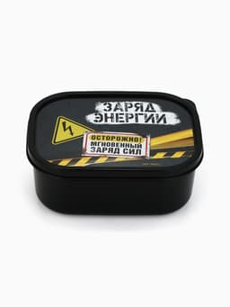 Ланч - бокс прямоугольный «Заряд энергии», 500 мл