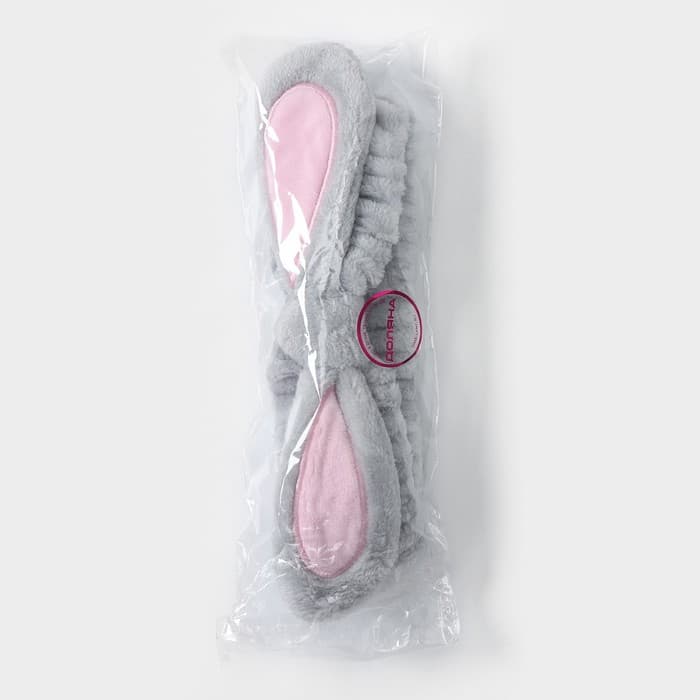 Повязка для умывания Доляна «Лили», серая