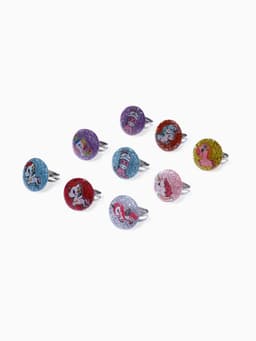 Кольцо «Выбражулька. Блестящие единороги», фасовка 100 шт. рисунок МИКС, цвет МИКС, безразмерное