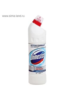 Чистящее средство Domestos «Ультра белый», гель, для унитаза, 750 мл