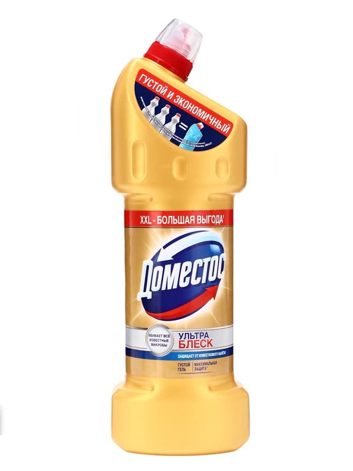 Чистящее средство Domestos «Ультра блеск», гель, для унитаза, 1.5 л