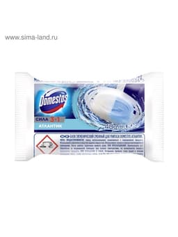 Блок гигиенический для унитаза Domestos «Атлантик», сила 3 в 1, 40 г