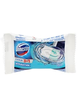 Блок гигиенический для унитаза Domestos «Атлантик», сила 3 в 1, 40 г