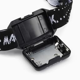 Фонарь налобный «Мастер К», MHB-W3D1, 3 Вт, 120 Лм, от батареек 3×AAA, чёрный