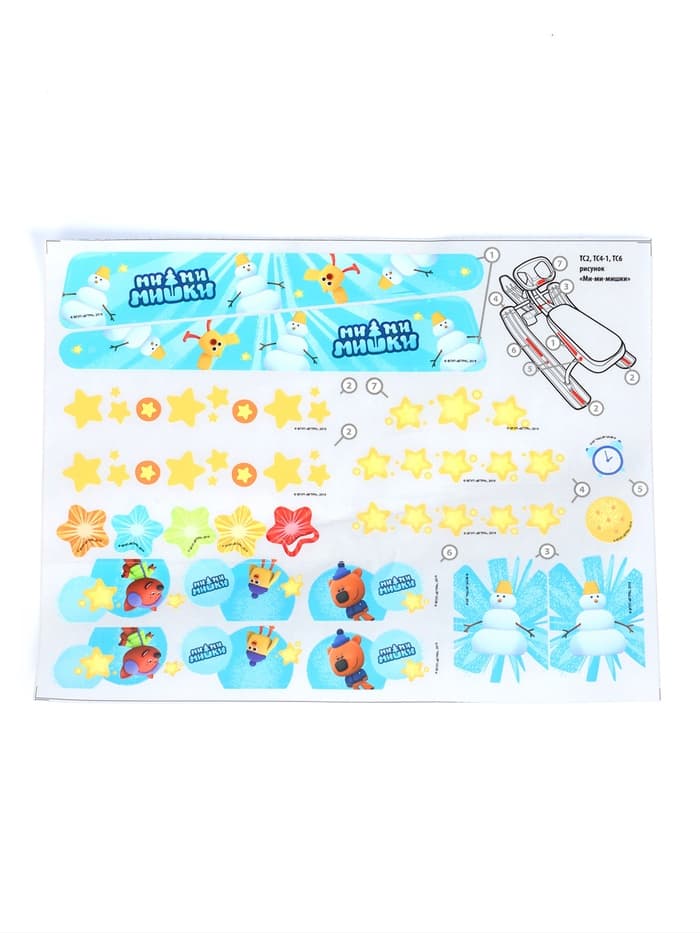 Снегокат «Тимка спорт 2» Ми-ми-мишки, голубой, ТС2/ММ1 Nika Kids