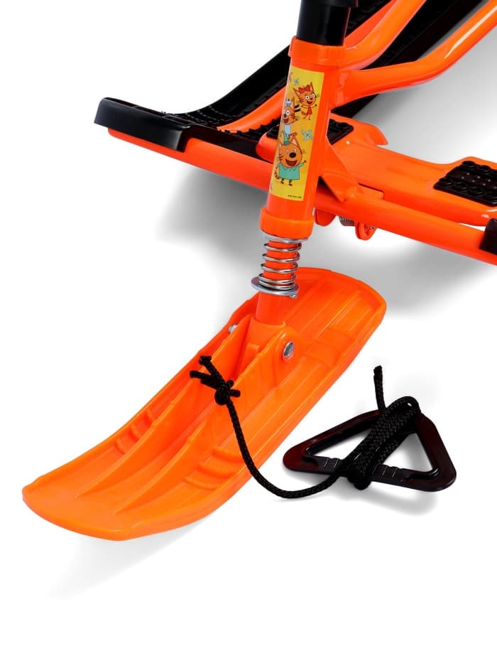 Снегокат «Тимка спорт 2» Три кота, оранжевый, ТС2/ТК Nika Kids