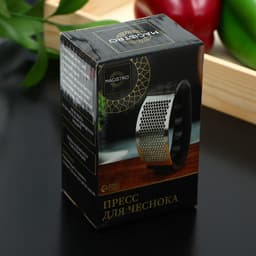 Пресс для чеснока Magistro «Велес», 11×7×5 см, чёрный