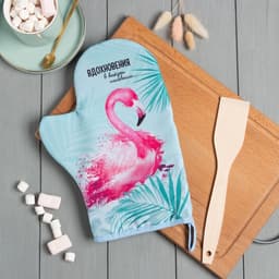 Кухонный набор «Доляна. Самой необыкновенной»: варежка-прихватка 20×28 см, лопатка деревянная