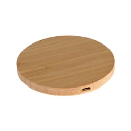 Беспроводное зарядное устройство Luazon LCC-76, 1 А, USB - microUSB, светло-коричневое