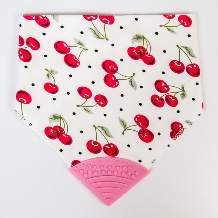 Нагрудник-бандана/слюнявчик для кормления Крошка Я, непромокаемый, с прорезывателем, на кнопке, розовый, МИКС