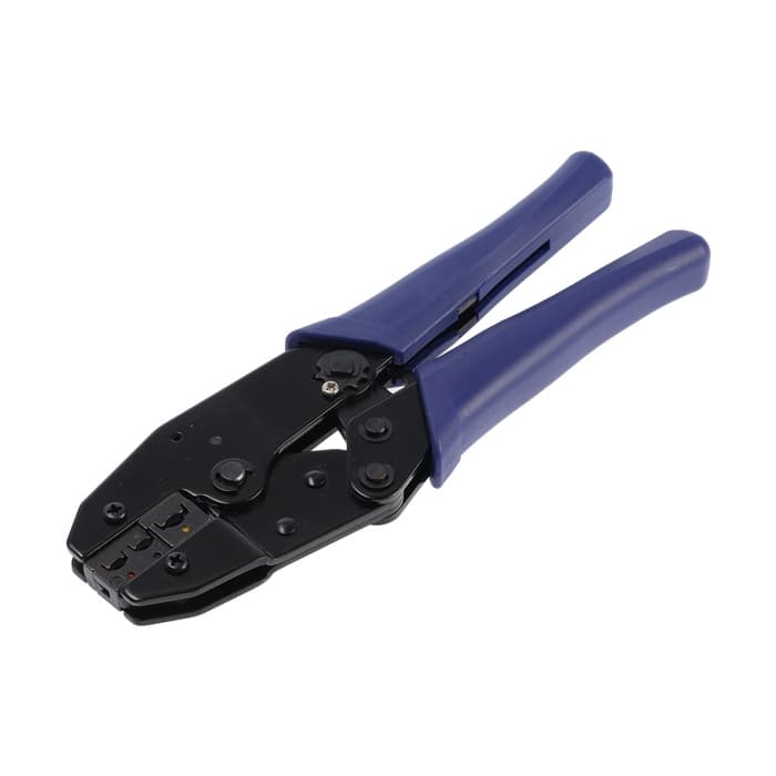 Пресс-клещи в сумке ТУНДРА, 5 матриц + отвертка, для опрессовки наконечников проводов