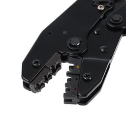 Пресс-клещи в сумке ТУНДРА, 5 матриц + отвертка, для опрессовки наконечников проводов