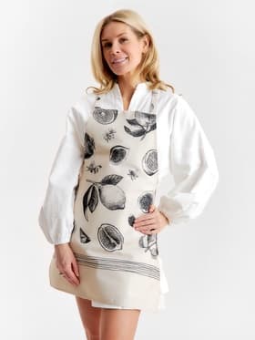 Фартук кухонный «Этель» Healthy life, 60×65 см, 100% хлопок, репс 210 г/м²