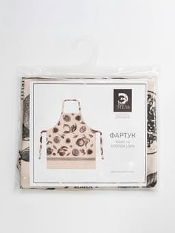 Фартук кухонный «Этель» Healthy life, 60×65 см, 100% хлопок, репс 210 г/м²