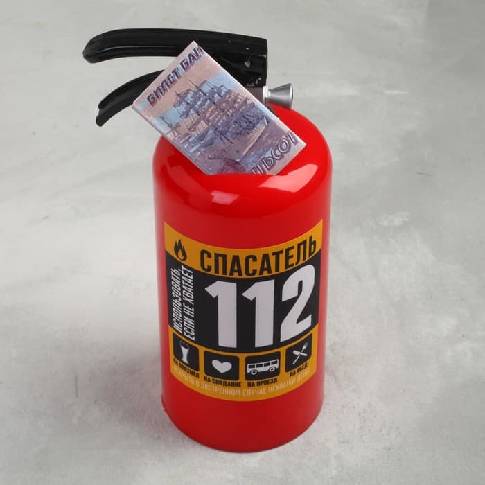 Копилка «Спасатель», 20.5×9.5×8 см