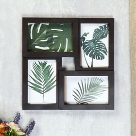 Фоторамка - коллаж на 4 фото «Прелесть», венге, (пластиковый экран)