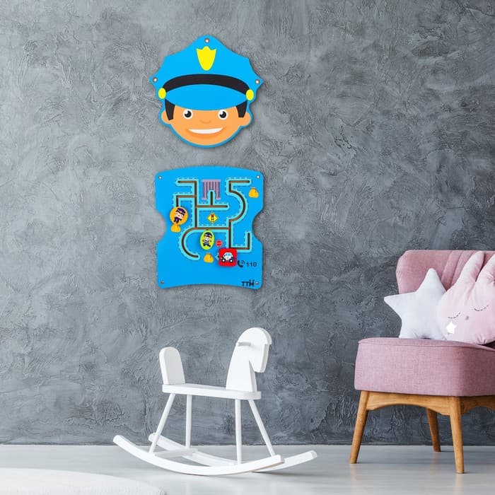 Бизиборд из составных частей «Профессии» на стену 3 шт., 58×107 см