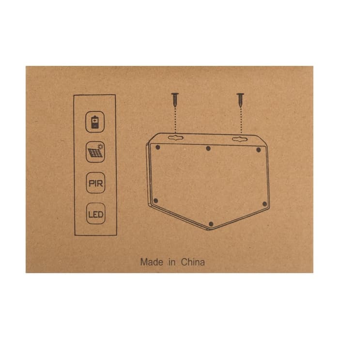 Садовый светильник, уличный, на солнечной батарее с датчиком движения, накладной, 100 LED, свечение белое