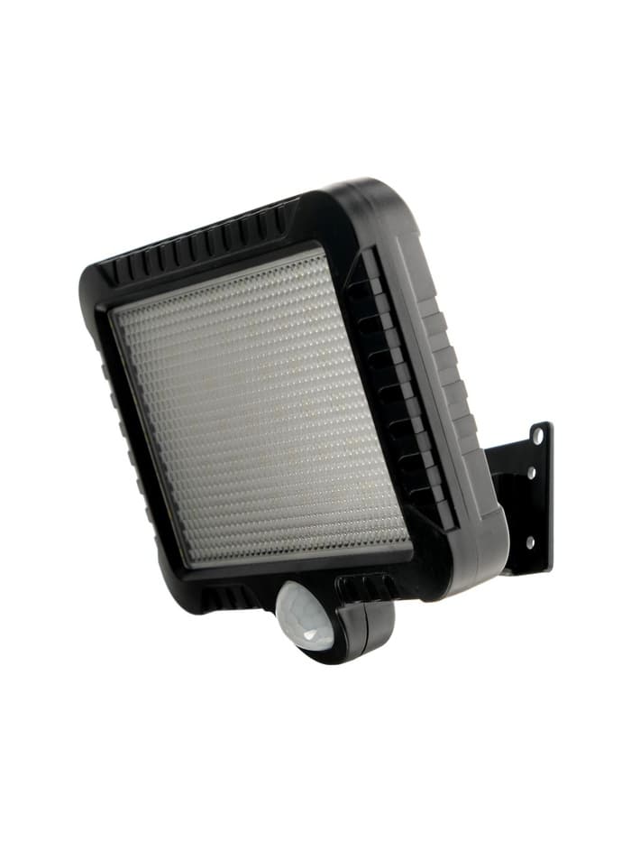 Светодиодный прожектор на солнечной батарее 10 Вт, выносная панель, 6500К, чёрный