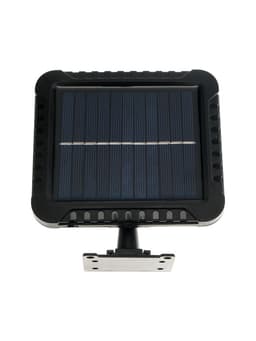 Светодиодный прожектор на солнечной батарее 10 Вт, выносная панель, 6500К, чёрный