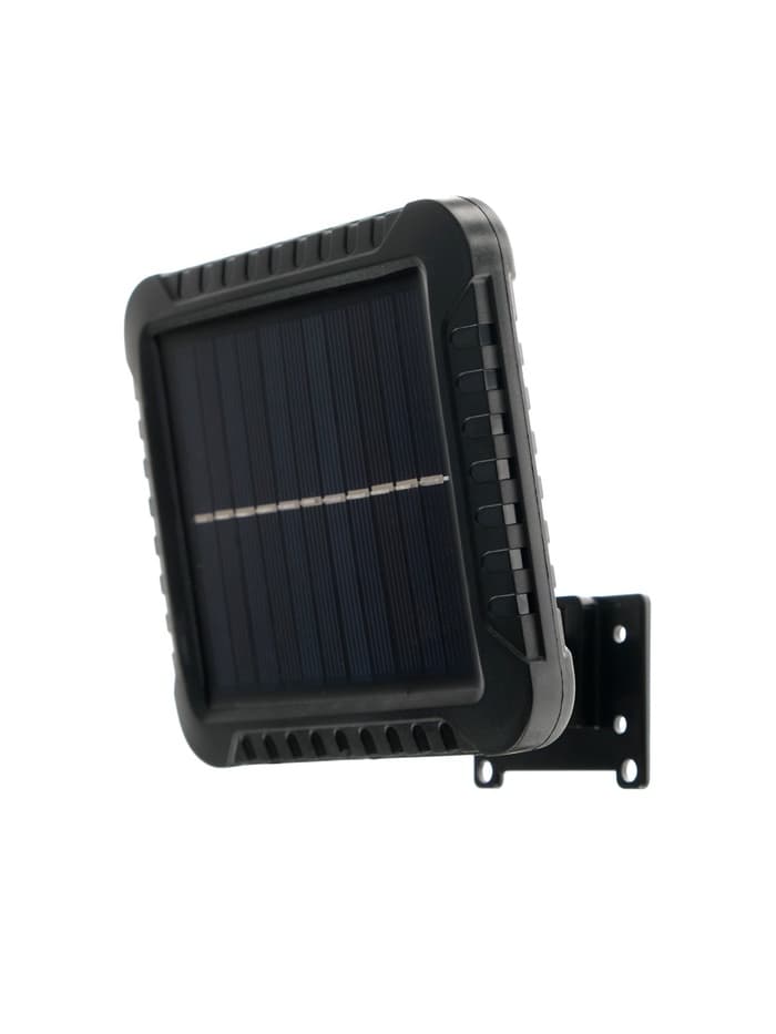 Светодиодный прожектор на солнечной батарее 10 Вт, выносная панель, 6500К, чёрный