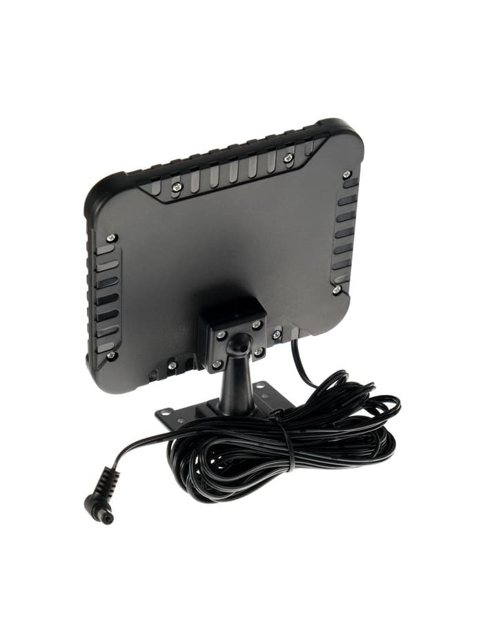 Светодиодный прожектор на солнечной батарее 10 Вт, выносная панель, 6500К, чёрный