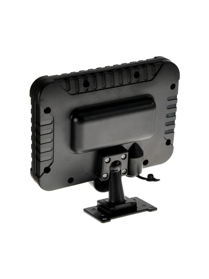 Светодиодный прожектор на солнечной батарее 10 Вт, выносная панель, 6500К, чёрный