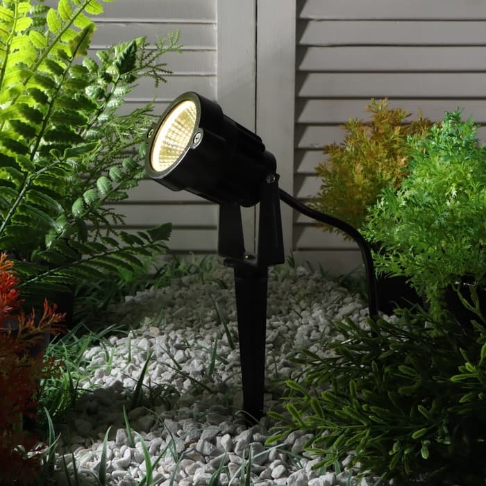 Светильник светодиодный грунтовый, 7 Вт, 630 лм, IP65, 3000К, 220 В