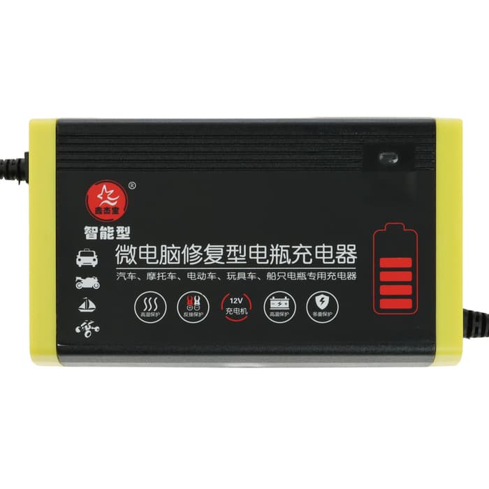 Зарядное устройство для АКБ, 6-12 В, 6 А, 220 В, 87 Вт, автомат, световая индикация