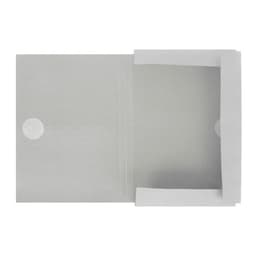 Папка для бумаг с завязками Calligrata, картон немелованный, 370 г/м², белая, до 200 л