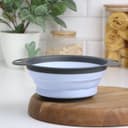 Дуршлаг складной Доляна «Компакт», 24×19.5×8 см, сиреневый