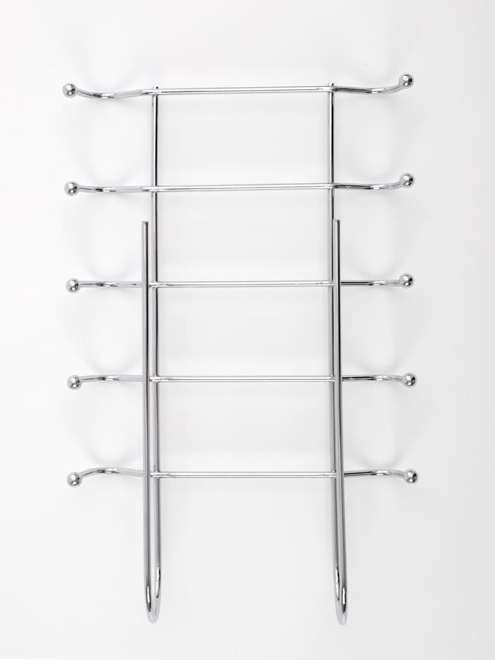 Держатель для кружек Доляна, на 10 предметов, подвесной, 27.5×18×6.5 см, хром