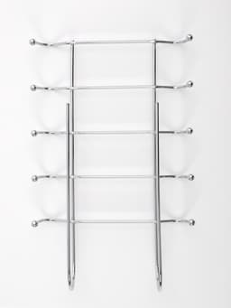 Держатель для кружек Доляна, на 10 предметов, подвесной, 27.5×18×6.5 см, хром