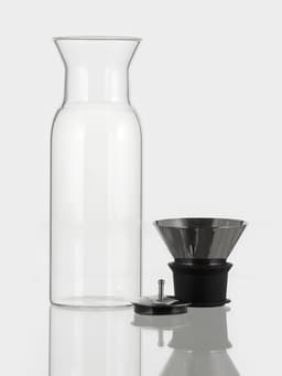 Графин «Тео», 600 мл, 8×24 см, с крышкой-клапаном, стекло, прозрачный