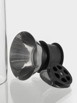 Графин «Тео», 600 мл, 8×24 см, с крышкой-клапаном, стекло, прозрачный