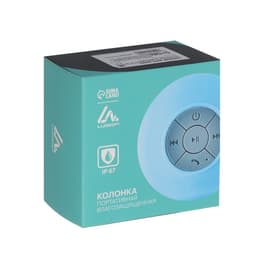 Портативная колонка Luazon LPCK-06, 150 мАч, водостойкая, на присоске, белая