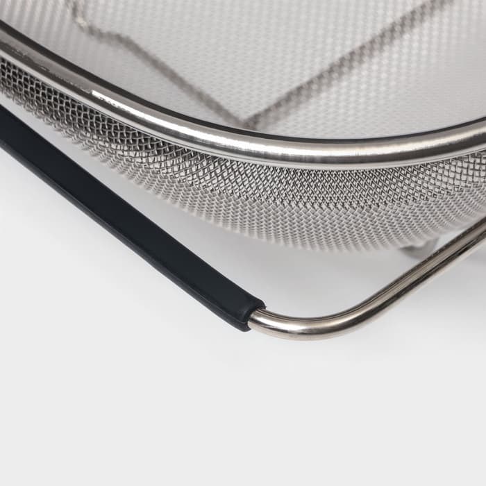 Дуршлаг - сито с ручками Доляна, на раковину, раздвижной, 34×23.5×10 см