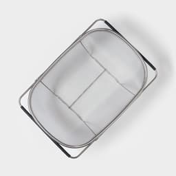 Дуршлаг - сито с ручками Доляна, на раковину, раздвижной, 34×23.5×10 см