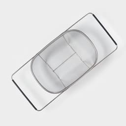 Дуршлаг - сито с ручками Доляна, на раковину, раздвижной, 34×23.5×10 см