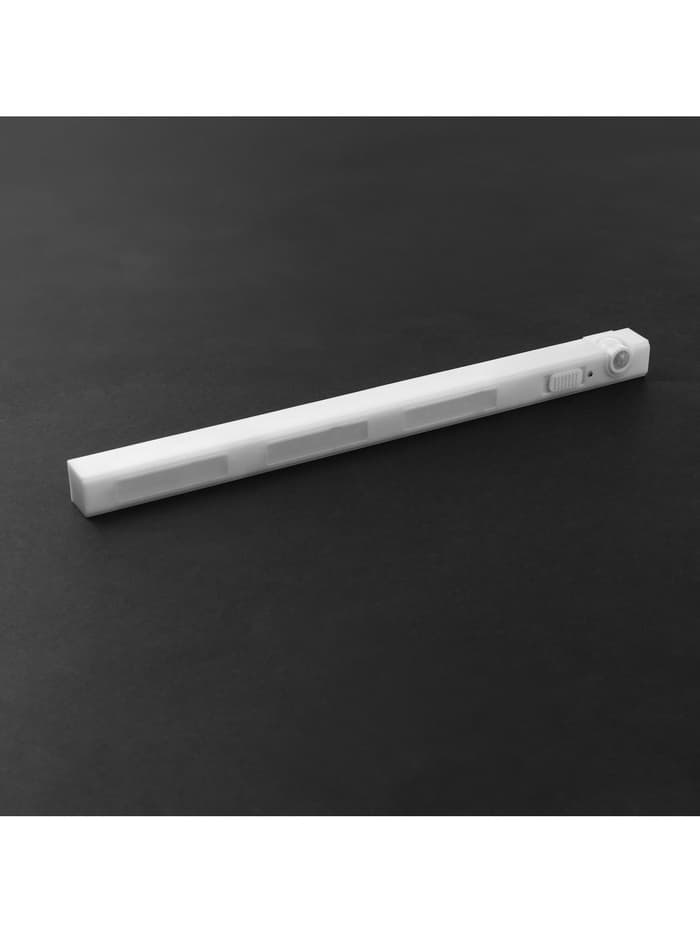 Светильник мебельный светодиодный с датчиком движения, 4 Вт, 15 LED, от батареек 3xAAA, 4000К, свечение нейтральное белое