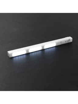 Светильник мебельный светодиодный с датчиком движения, 4 Вт, 15 LED, от батареек 3xAAA, 4000К, свечение нейтральное белое