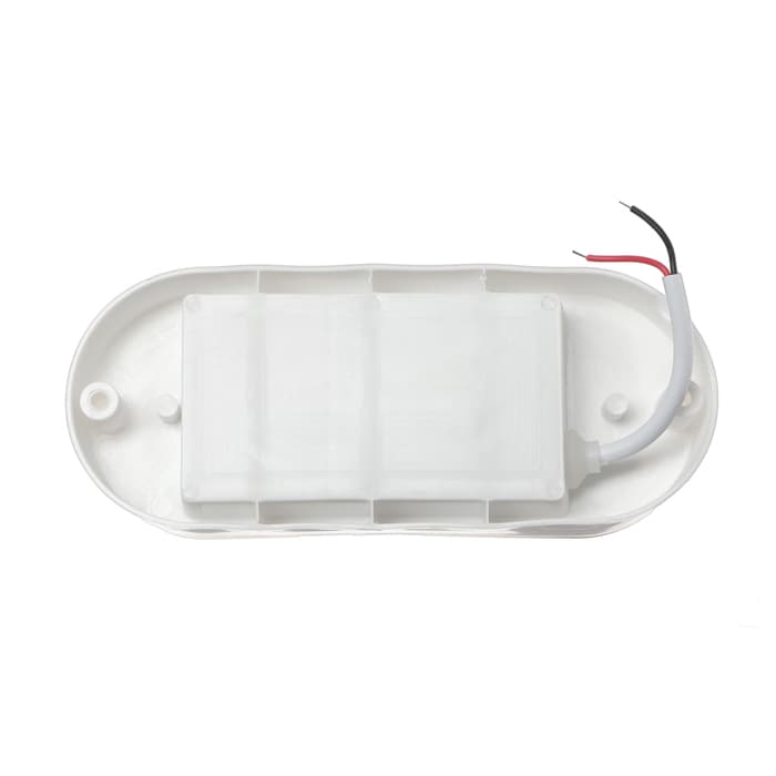 Светильник светодиодный герметичный, 12 Вт, 1100 лм, IP65, 6500К, 220 В, овал, белый