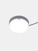 Светильник светодиодный герметичный, 15 Вт, 1300 лм, IP65, 6500К, 220 В, круг, белый